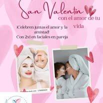 Promoción especial de San Valentín con 2x1 en tratamientos faciales en pareja