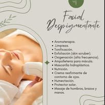Anuncio de tratamiento facial anti-edad